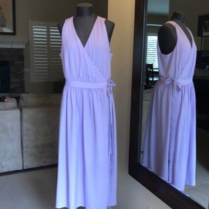 Banana Republic lavender wrap dress